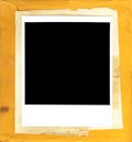 Instant Photo Frame on Vintage Paper Royalty Free Stock Photo