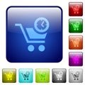 Instant purchase color square buttons
