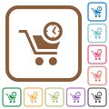 Instant purchase simple icons Royalty Free Stock Photo