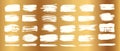 Instant scratch lottery ticket dirty grunge scribbles set with scrape texture template marks.