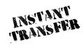Instant Transfer rubber stamp