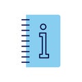 Instruction Book related vector icon