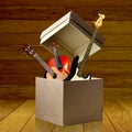 Instrument box Royalty Free Stock Photo