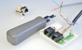 Instrument for installation computer network