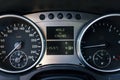 Instrument panel in the car Royalty Free Stock Photo