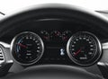 Hybrid car dashboard Royalty Free Stock Photo