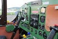 Instrument panel in small sport aircraft Royalty Free Stock Photo