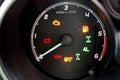 Instrument panel and tachometer from a modern high performance a