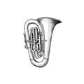 instrument tuba ai generated Royalty Free Stock Photo