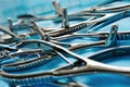 Instruments ENT doctor close-up Royalty Free Stock Photo