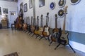 Instruments in the main recording studio Sun Studios Memphis Tennessee Royalty Free Stock Photo