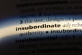 insubordinate