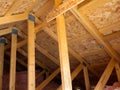 Insulated attic from trusses