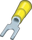 Insulated Spade Narrow Terminal Vector Illustration