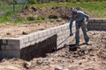 Insulating foundations Royalty Free Stock Photo