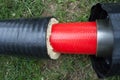 Insulation. Pipe with Heat Insulation.