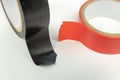 Insulation tape for minor electrical works. Materials and access Royalty Free Stock Photo