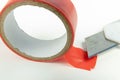 Insulation tape for minor electrical works. Materials and access Royalty Free Stock Photo
