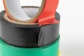 Insulation tape for minor electrical works. Materials and access Royalty Free Stock Photo