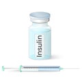 Insulin in Glass vial and Insulin syringe