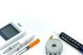 Insulin pen ,Diabetes equipment and glucose level blood test,Di