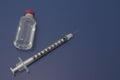 Insulin and syringe