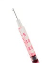 Insulin syringe Royalty Free Stock Photo