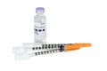 Insulin & Syringes Royalty Free Stock Photo