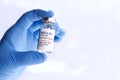 Insulin Vial In Hand Royalty Free Stock Photo