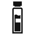 Insuline bottle icon, simple style Royalty Free Stock Photo