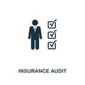 Insurance Audit icon. Line style icon design from insurance icon collection. UI. Illustration of insurance audit icon. Pictogram i