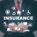 Insurance business concept