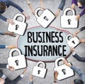 Insurance Business Protection Safety Planning Office Meeting Con Royalty Free Stock Photo