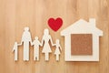 Insurance concept. family life, financial and health issues Royalty Free Stock Photo