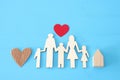Insurance concept. family life, financial and health issues Royalty Free Stock Photo