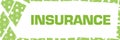 Insurance Green White Chunks Left Border Royalty Free Stock Photo