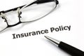 Insurance policy Royalty Free Stock Photo