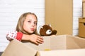 Insurance post package. Deliver your treasures. Storage for toys. Delivering happy moments to childhood. Relocating