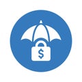 Insurance, safe investment icon