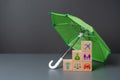 Insurance services under the umbrella.