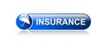 Insurance button Royalty Free Stock Photo