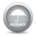 Insurance button Royalty Free Stock Photo