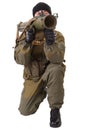 Insurgent with RPG rocket launcher Royalty Free Stock Photo