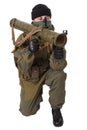 Insurgent with RPG rocket launcher Royalty Free Stock Photo