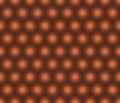 Intage orange geometric circle seamless pattern