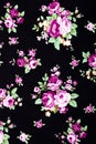 Intage style of tapestry flowers fabric pattern Royalty Free Stock Photo