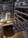 Intangible Cultural Heritage Inheritor making bamboo handcrafts