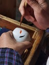 Intangible Cultural Heritage Inheritor making bamboo handcrafts