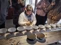 Intangible Cultural Heritage Inheritor making bamboo handcrafts