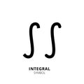 Integral symbol.